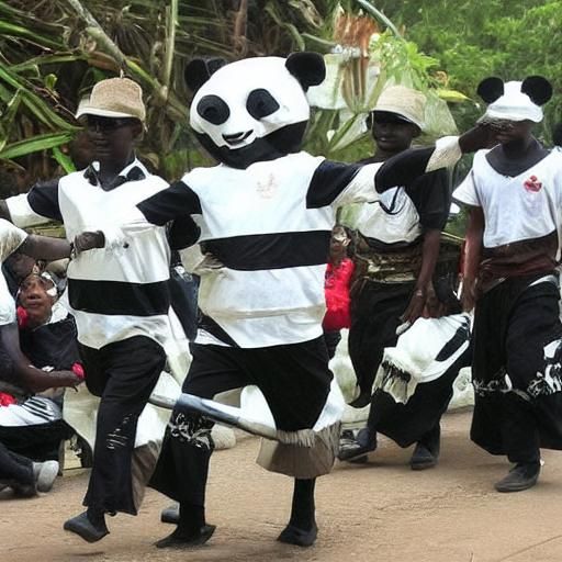 Panda Escapade: A Town Adventure in Costume