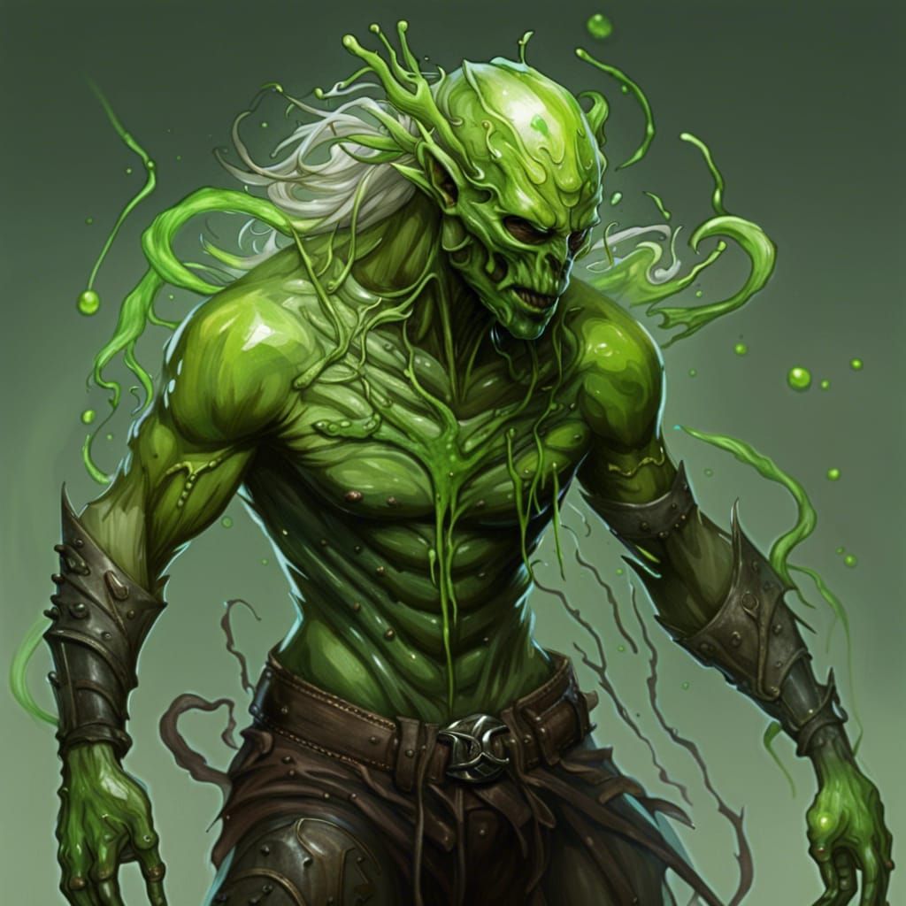 Plasmoid Rogue Concept Art in Hyperrealistic Style