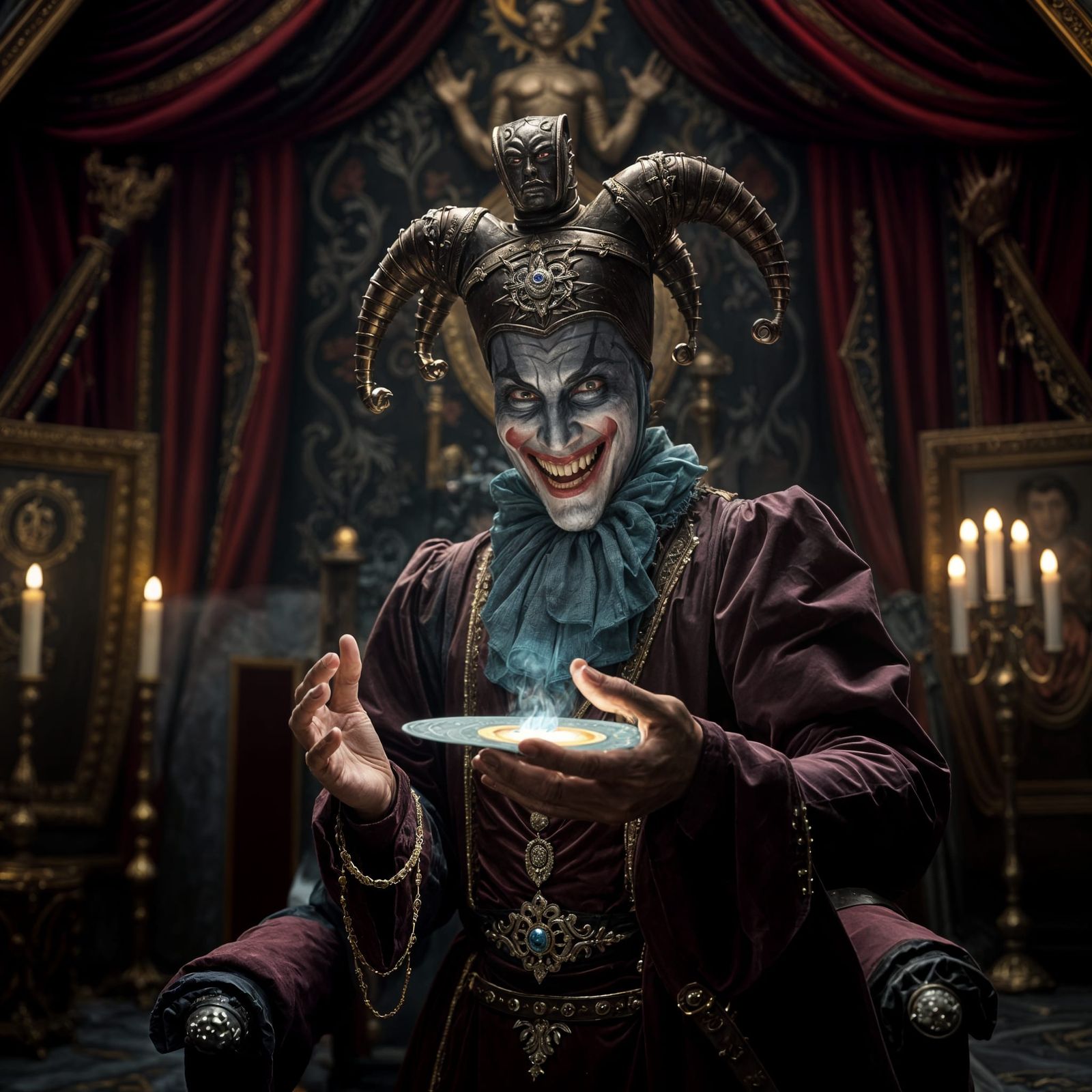 Suspicious jester
