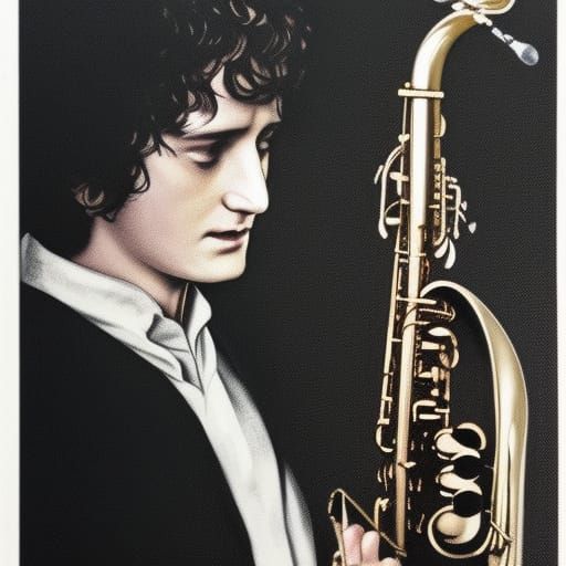 Frodo Baggins Plays Saxophone