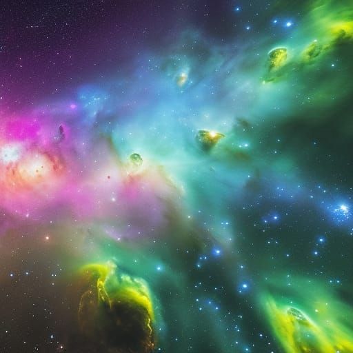 Luminous Cosmic Nebula