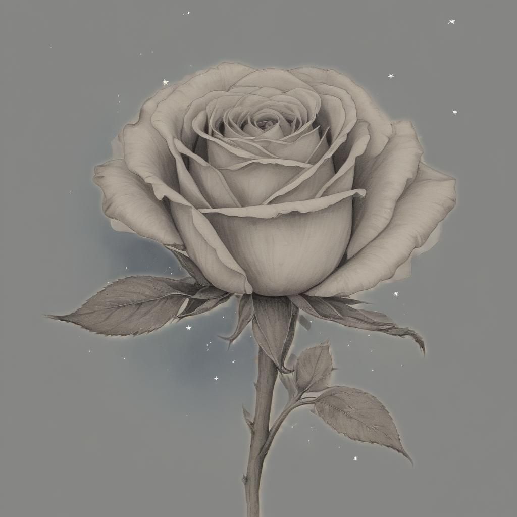 Classic Rose Generated from Simple AI Prompt