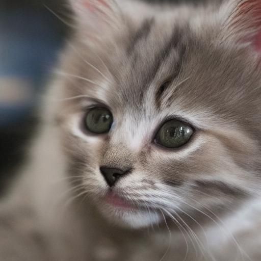 Adorable Kitten Generated by AI