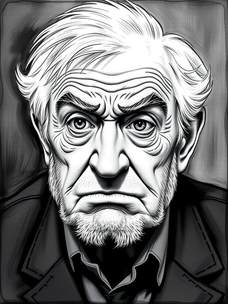 A Person with a Disapproving Glare