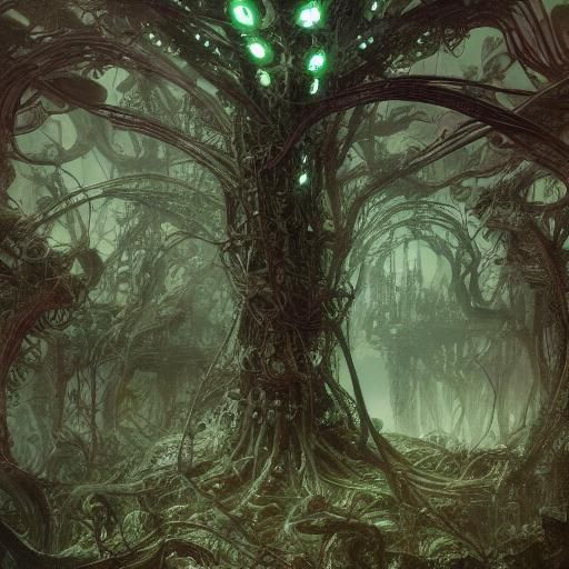 Biopunk Tree of Knowledge with Serpent