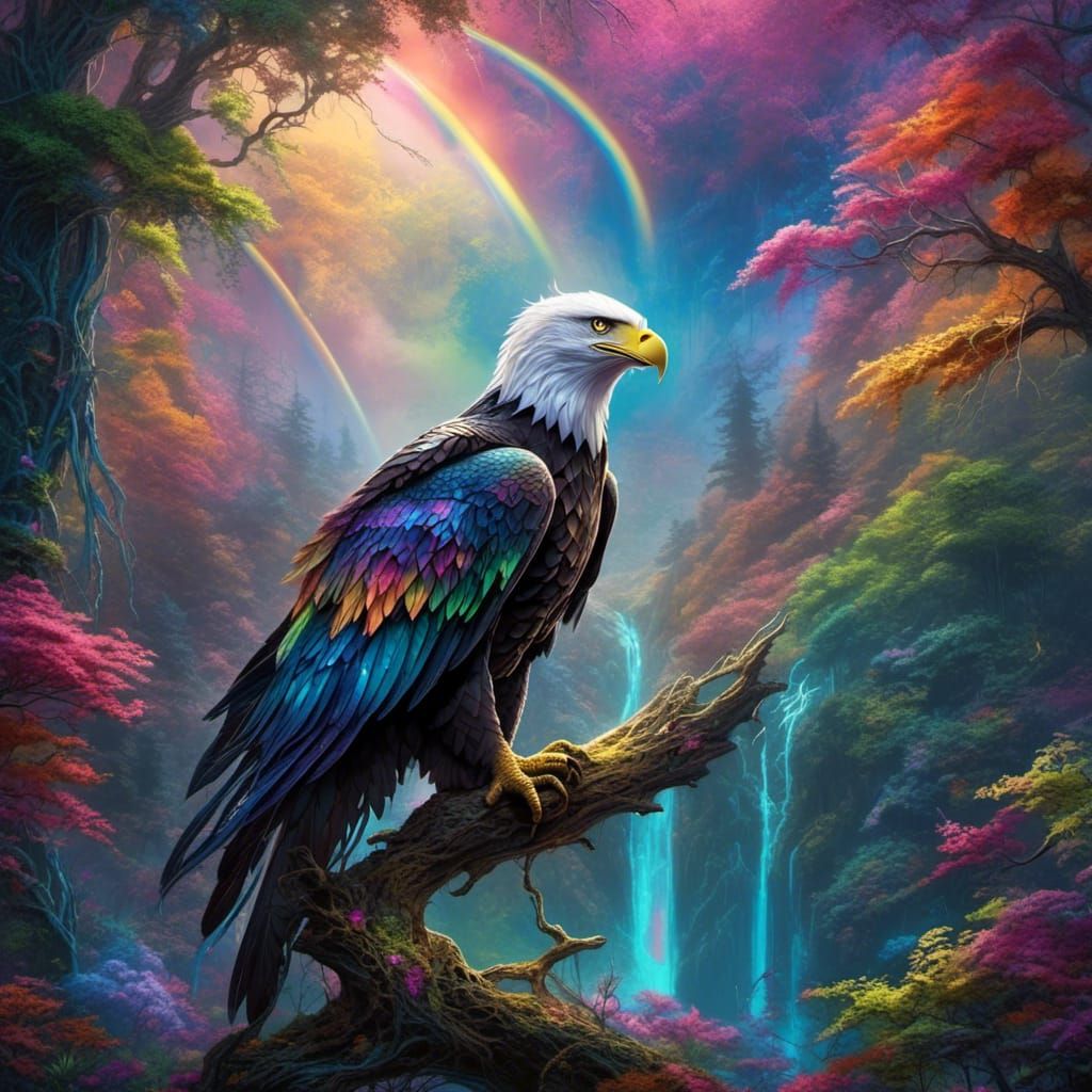 Eagle of the Rainbow Forest