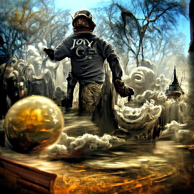 Ethereal Fantasy World with 3D Shading and Mist