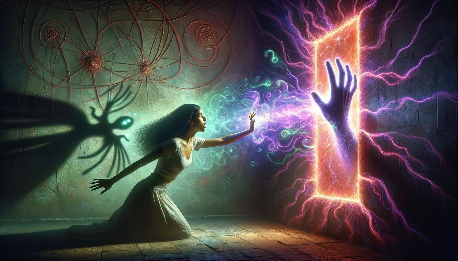 Mystical Portal Interaction in Fantasy Setting