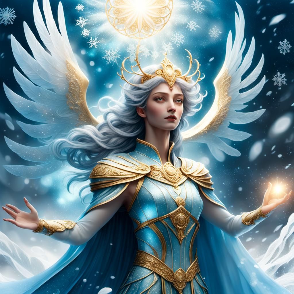 Regal Divine Goddess of the Arctic Realm