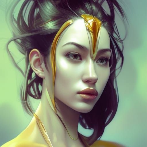 Hyperdetailed Banana Portrait in Unreal Engine 5