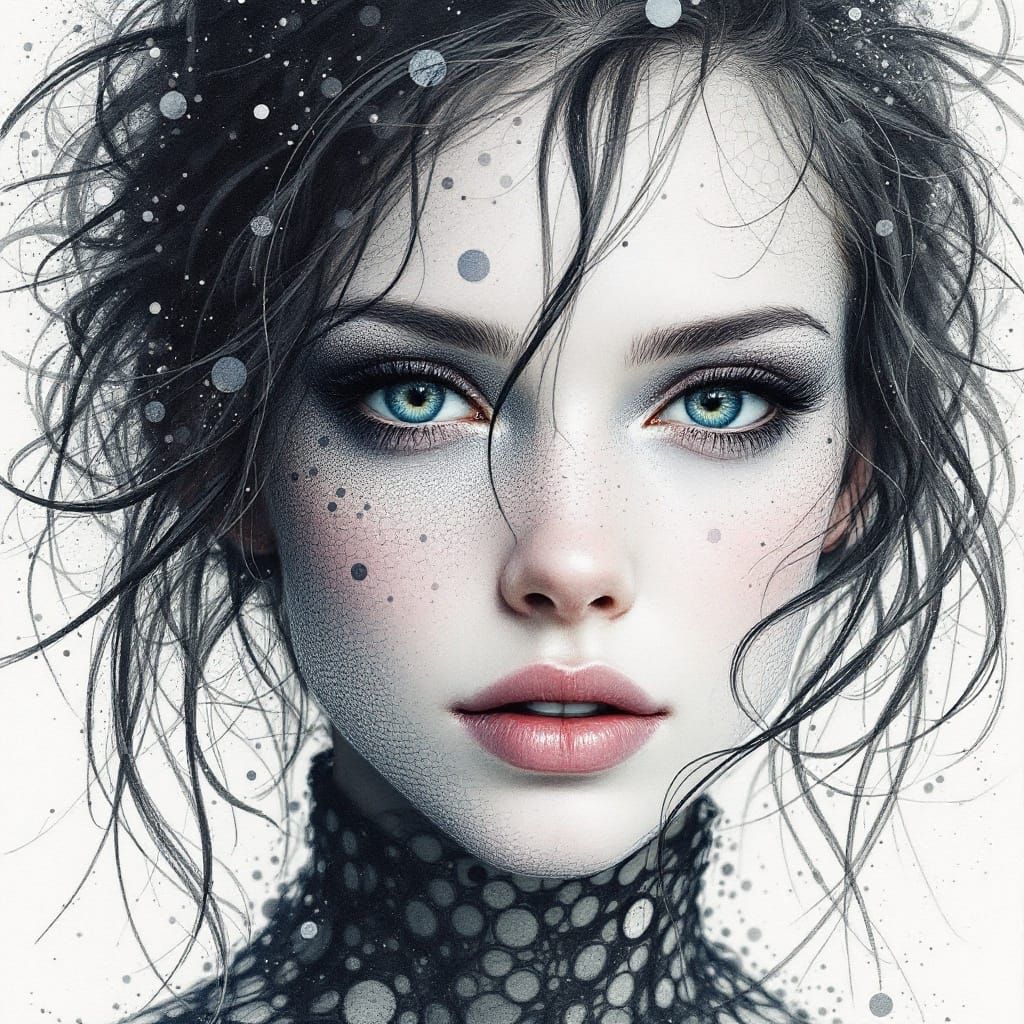 Celestial Naomi in Whimsical Watercolor