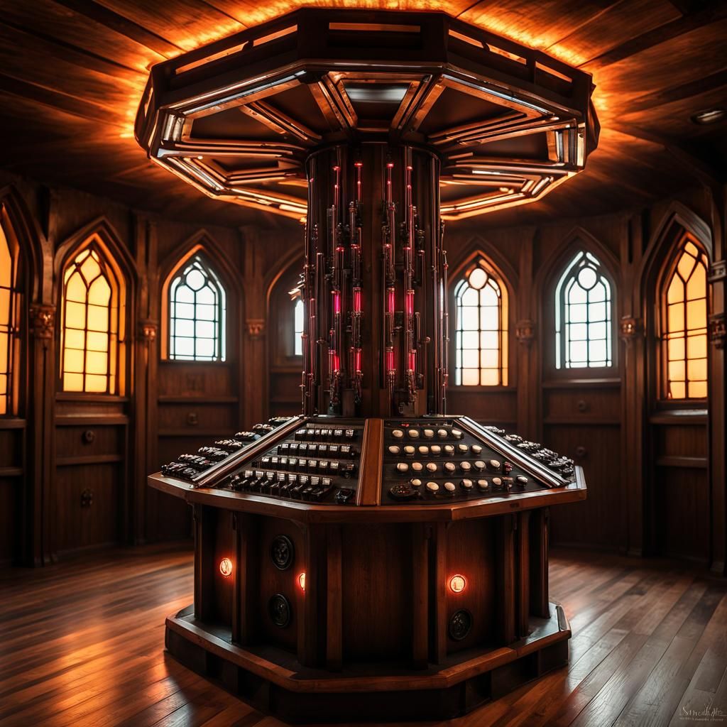 Doctor Who: The Monk's Tardis Console Room