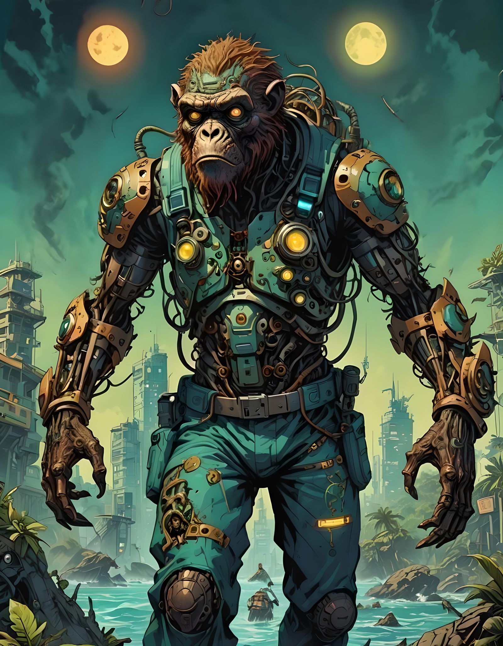 Dr Moreau's Island: Biopunk Graphic Novel