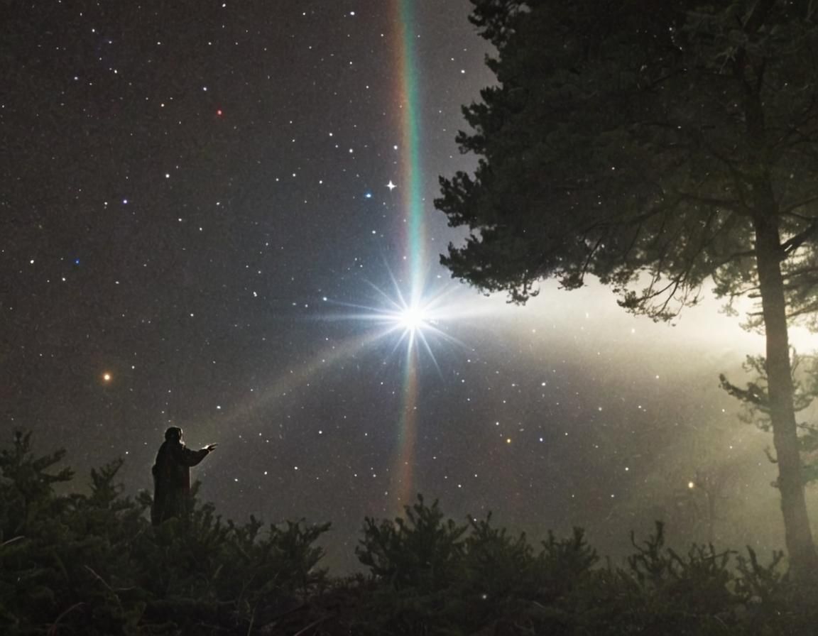 Celestial Forest Djinn with Crown of Stars