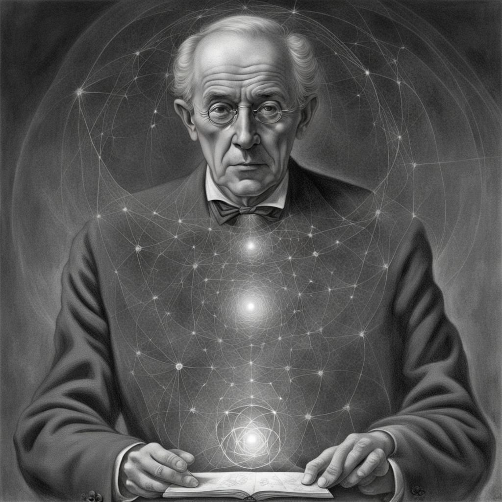 Fantastical Gnostic Hologram in Detailed Matte Painting Styl...