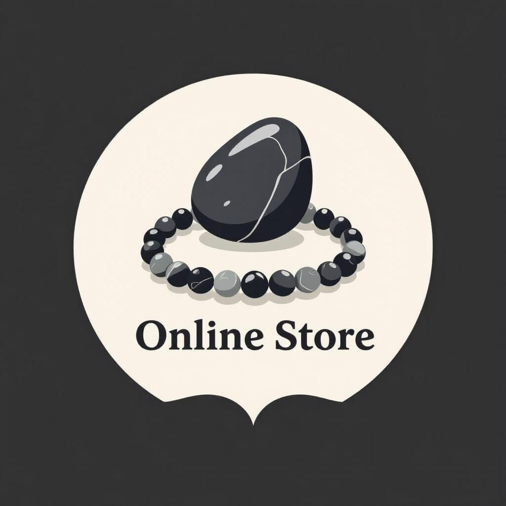 Elegant Stone Bracelet Logo for Online Store