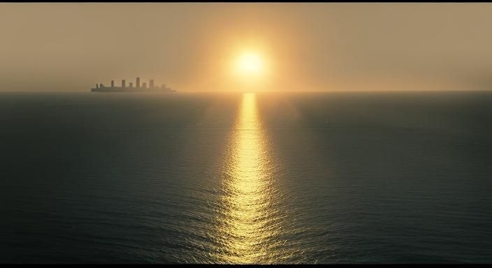 Bombay Marine Drive 1970s Cinematic Film Still