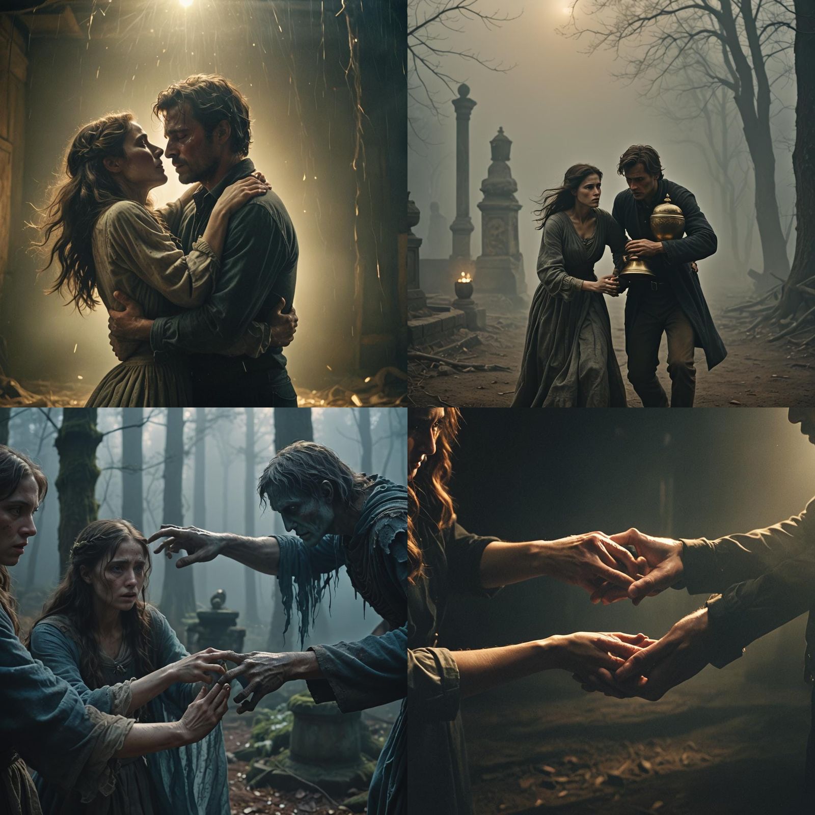 Dramatic Cinematic Still: Loss to Otherworldly Powers