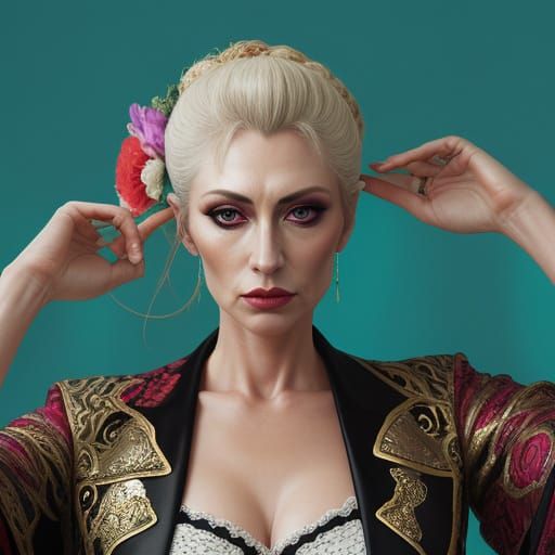 Hyperrealistic Photo of Catherine Ringer