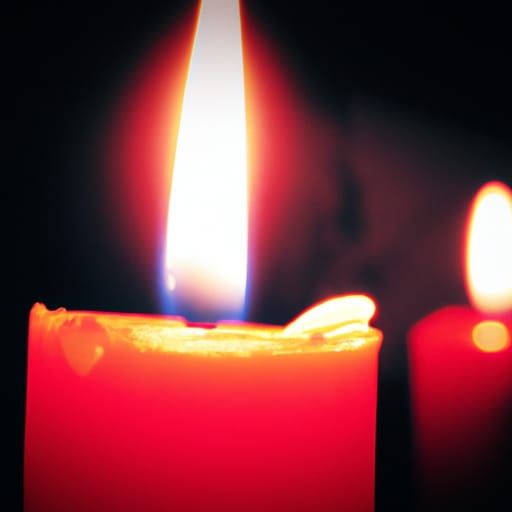 Cinematic Never Ending Candle Still Life