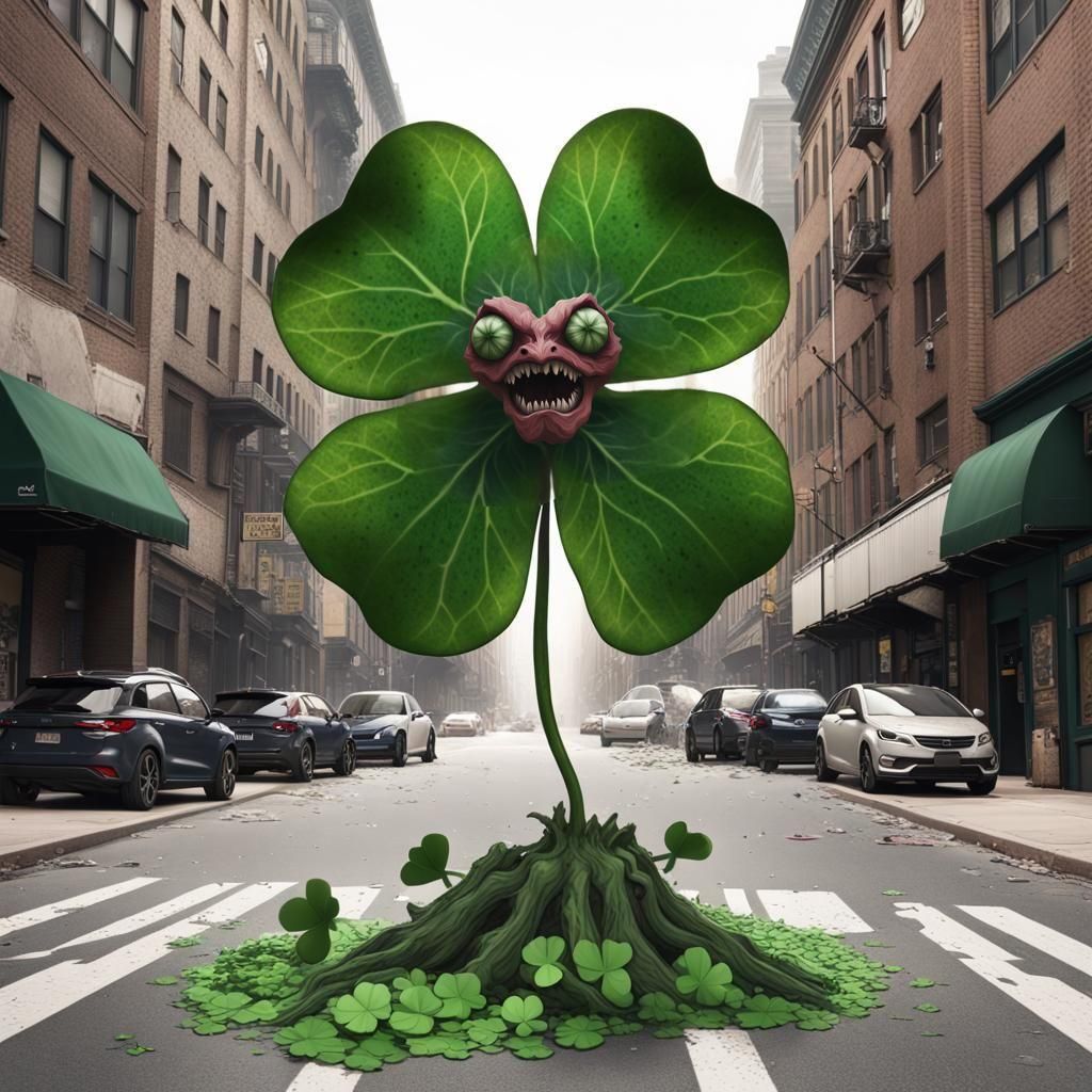 Horrific Clover Demogorgon Smashes City Street