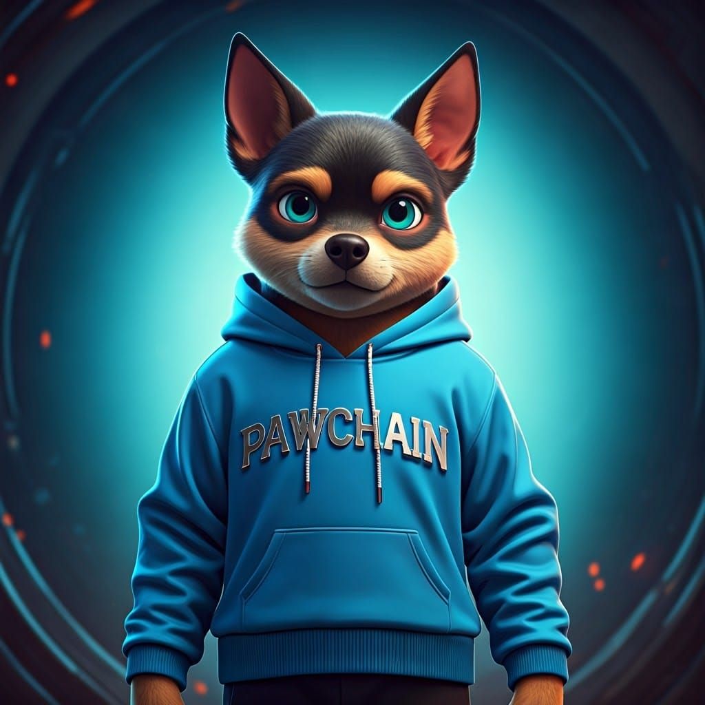 Magic Carpet Character in Hoodie, Pixar-Style Digital Art