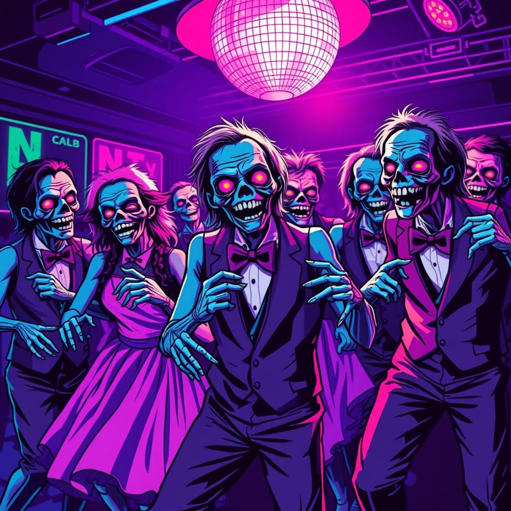 Zombie Prom Disco Night
