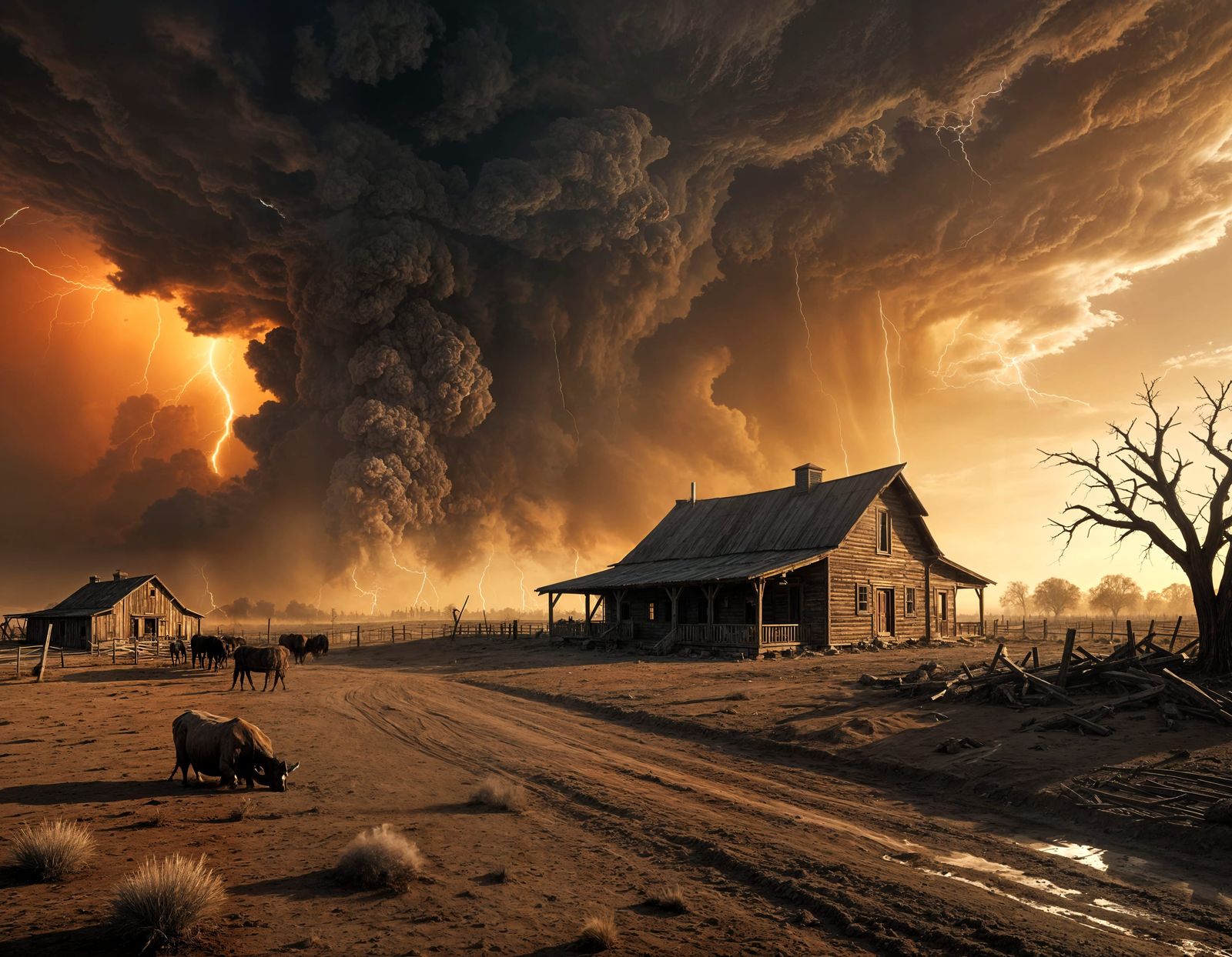 Dust Storm in Oklahoma, 1934