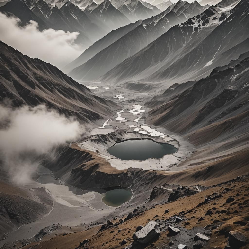 Roopkund Lake: Aerial View of Skeletal Remains