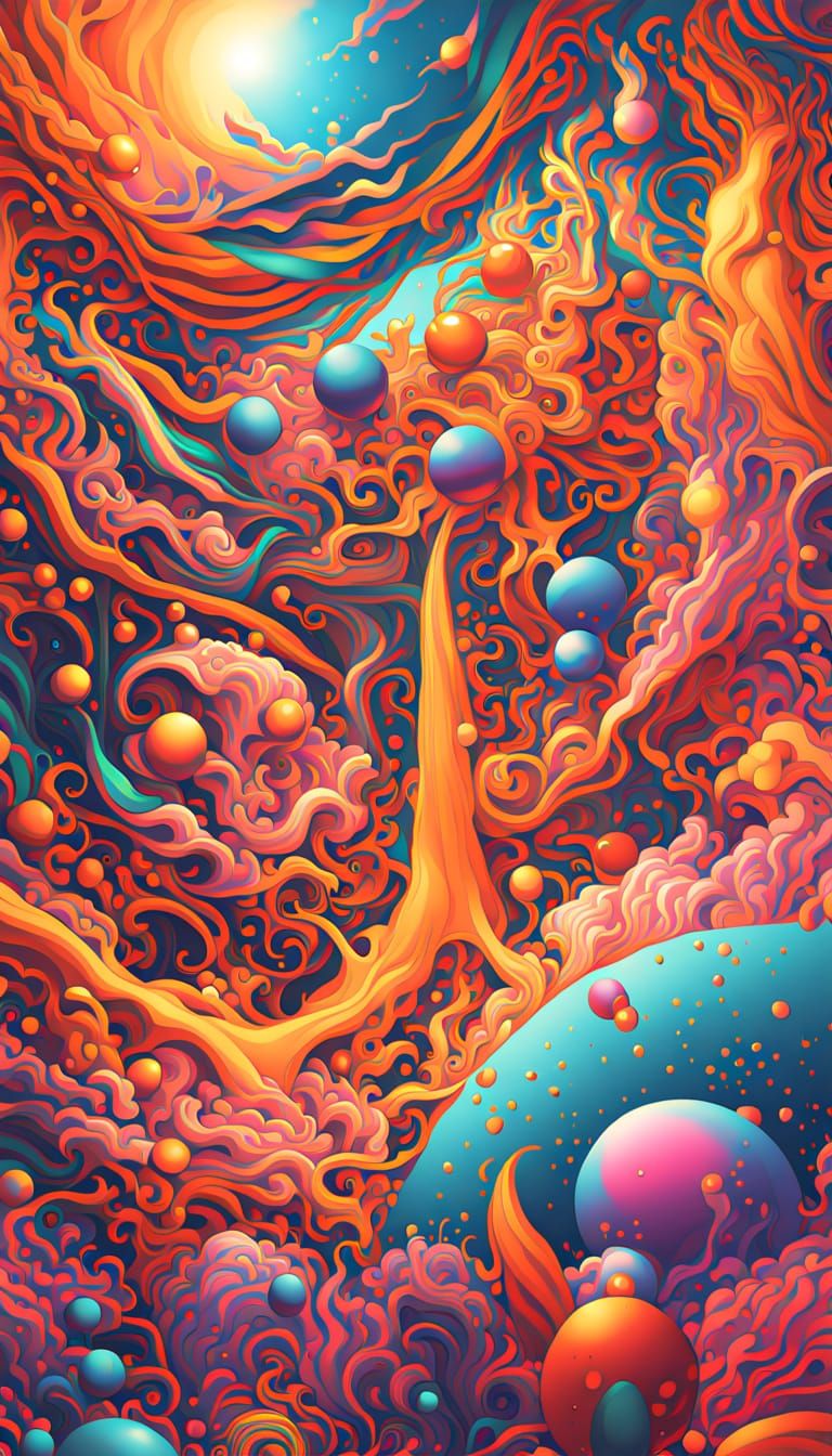 Modern AI Update of Bosch's Garden of Earthly Delights