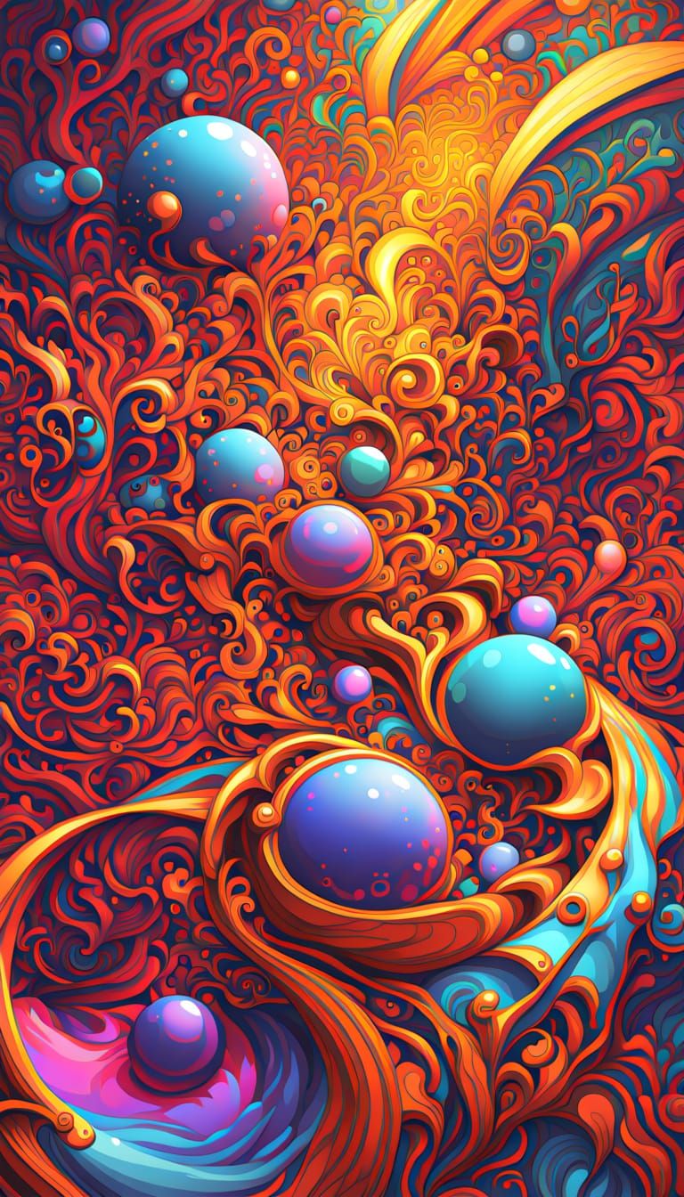 Modern AI Update of Bosch's Garden of Earthly Delights