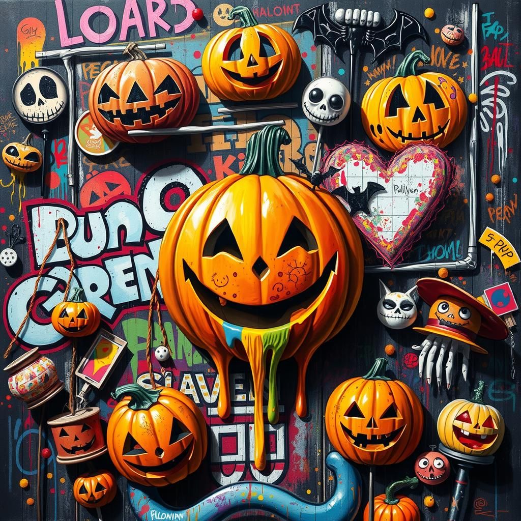 Graffiti Pumpkin Extravaganza