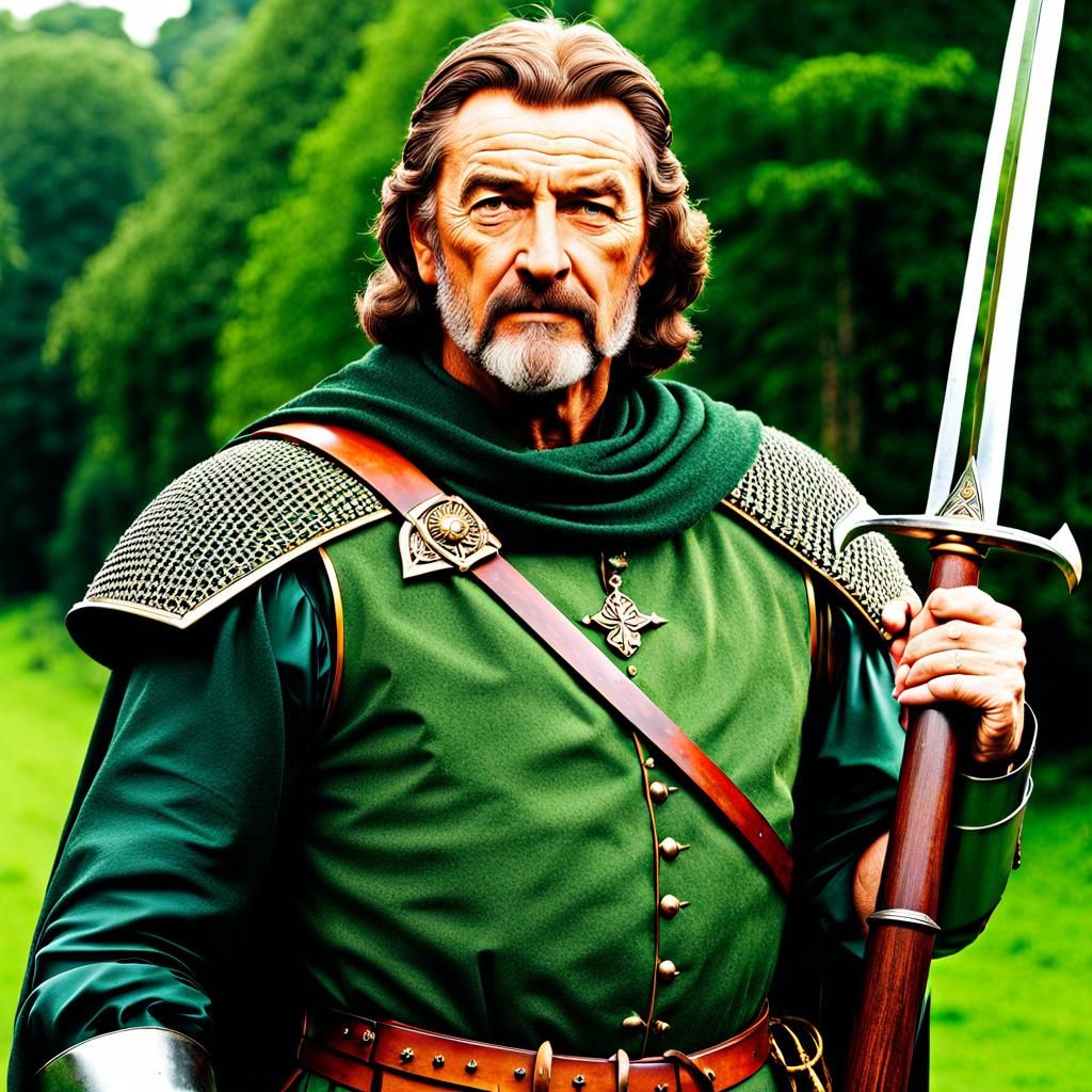 Giant Warrior Little John, Robin Hood's Lieutenant