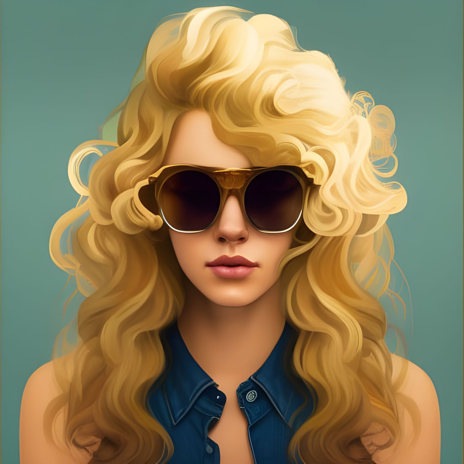Woman with sunglasses