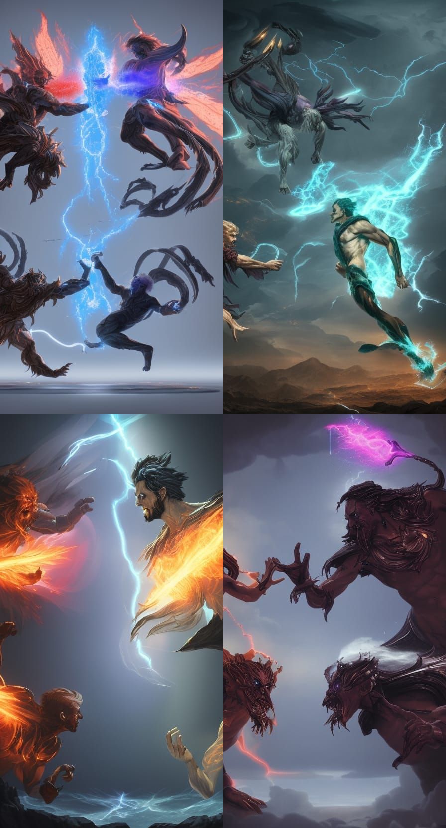 Epic Clash of Gods: Elysium vs Hades