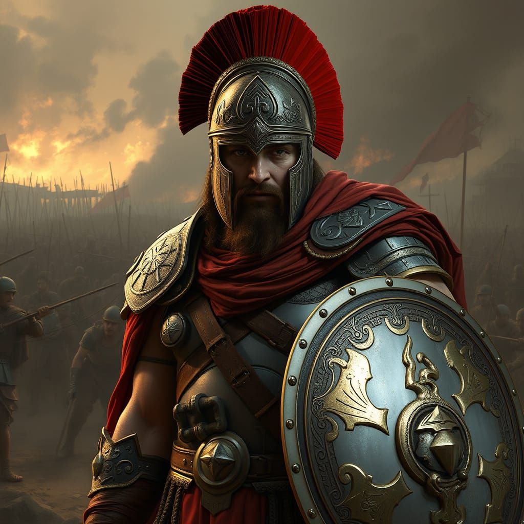 Hasdrubal Barca in Ancient Carthaginian Armor