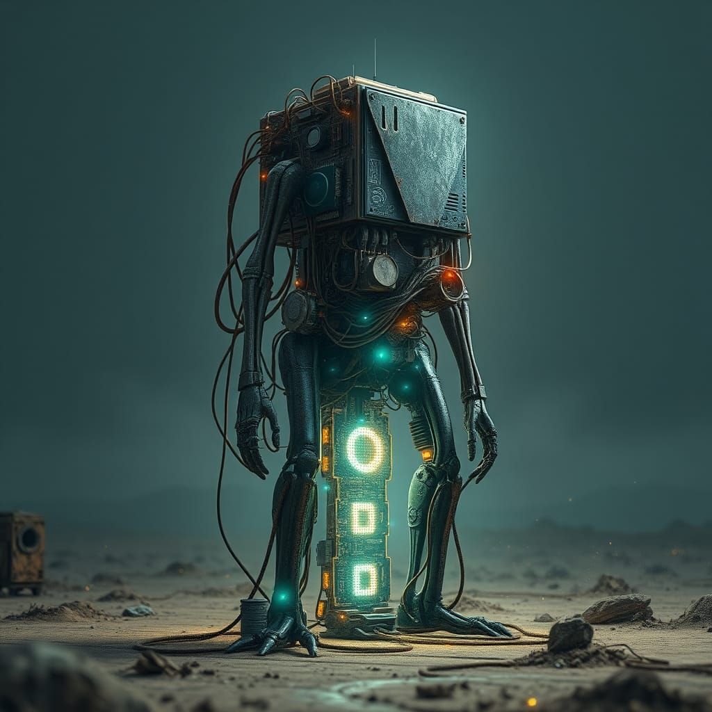 Digital Oracle in Post-Apocalyptic Wasteland