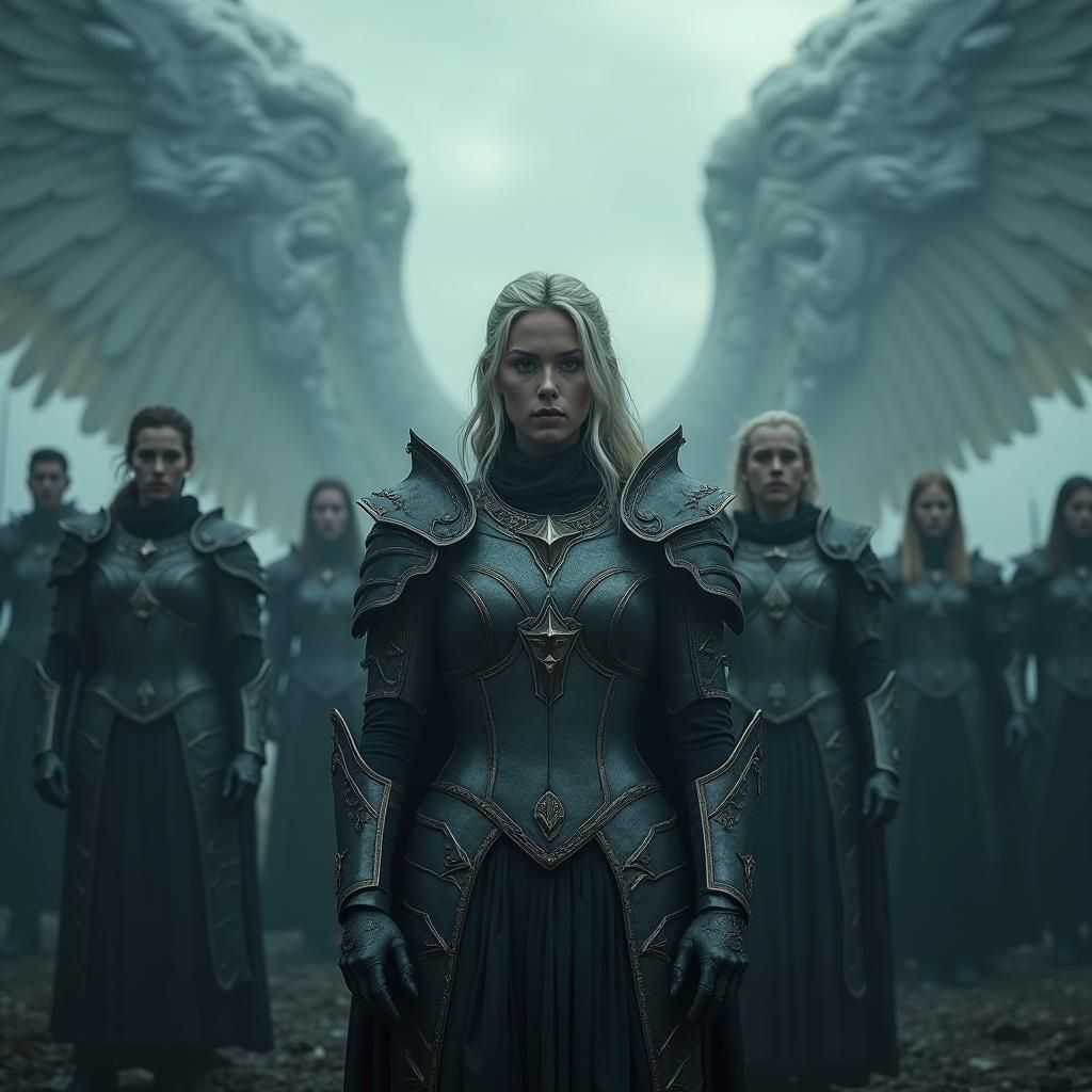 Emma Leads Her Angel Team into Battle