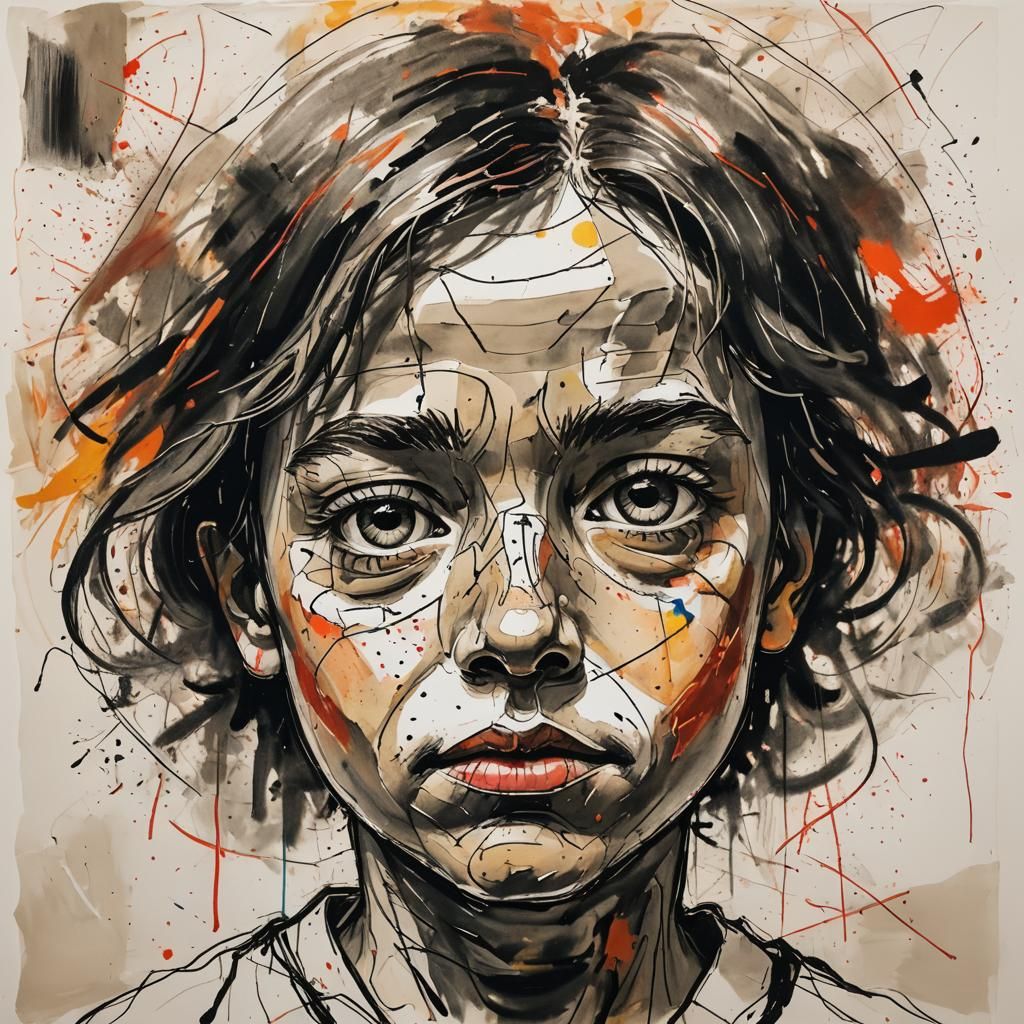 Expressionist Portrait in Dutch Masters Style