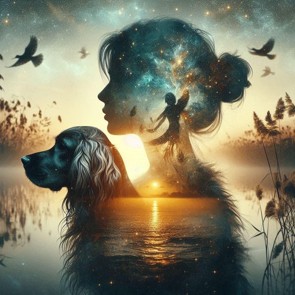 Double Exposure Oil Painting