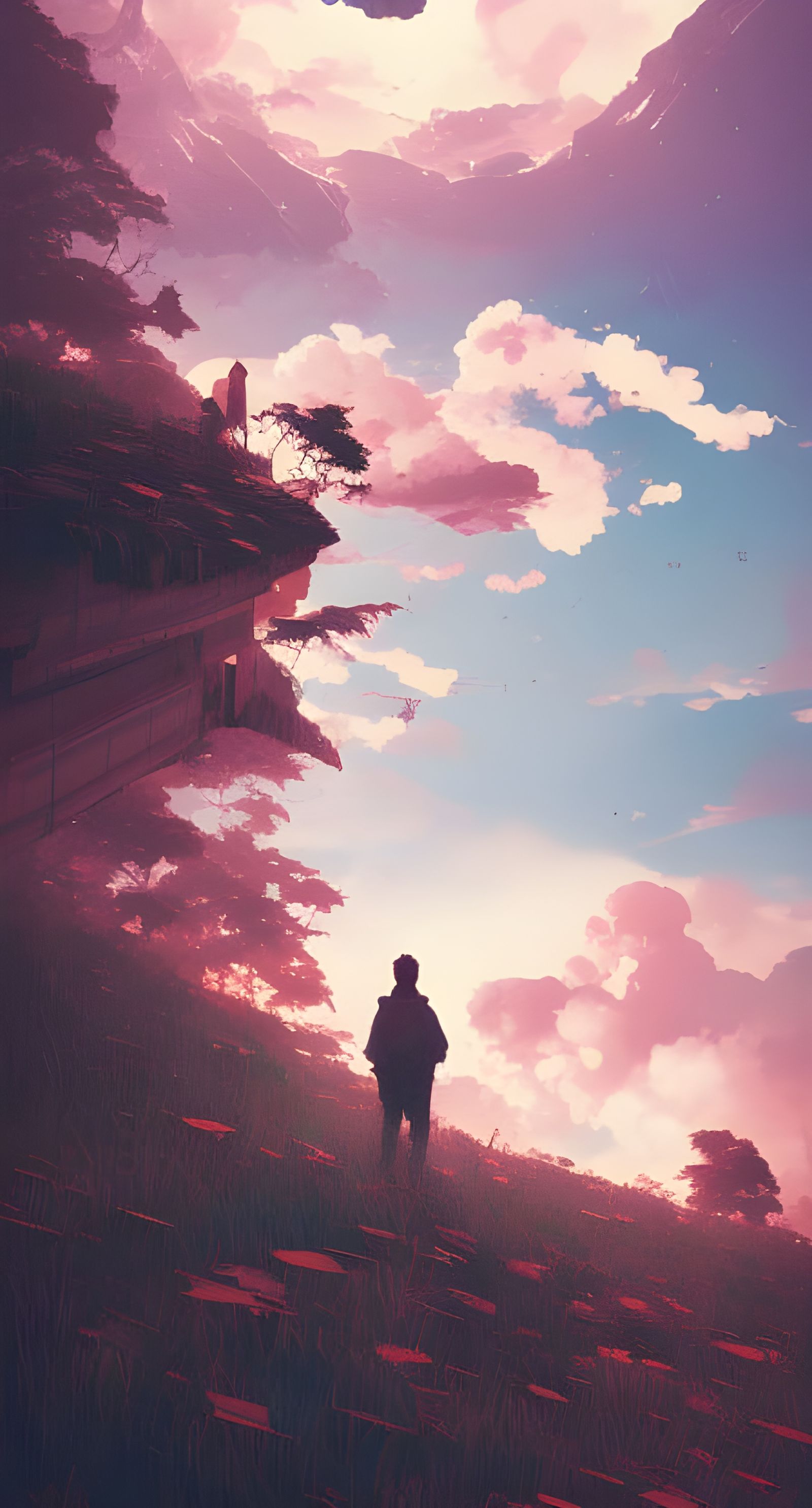 Japanese Cloudscape by Ismail Inceoglu