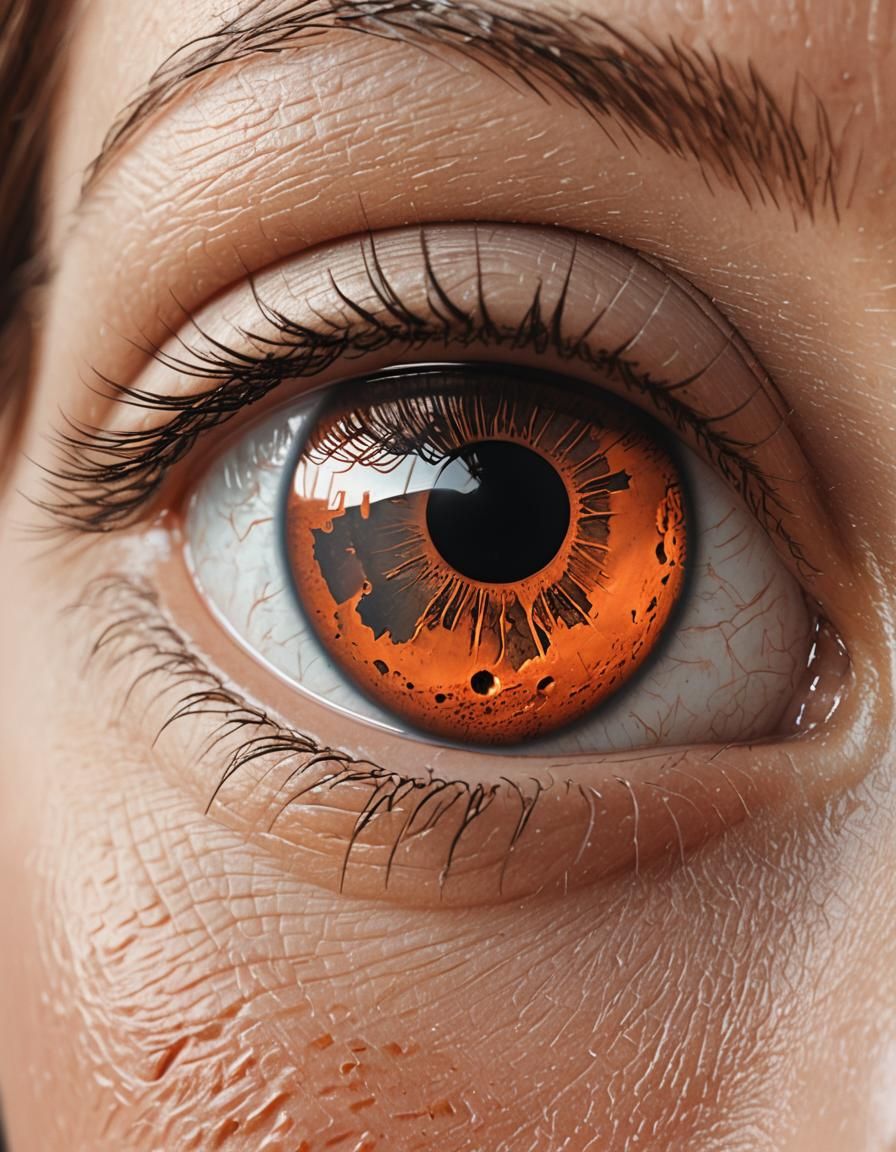 Martian Landscape Through a Woman's Eye