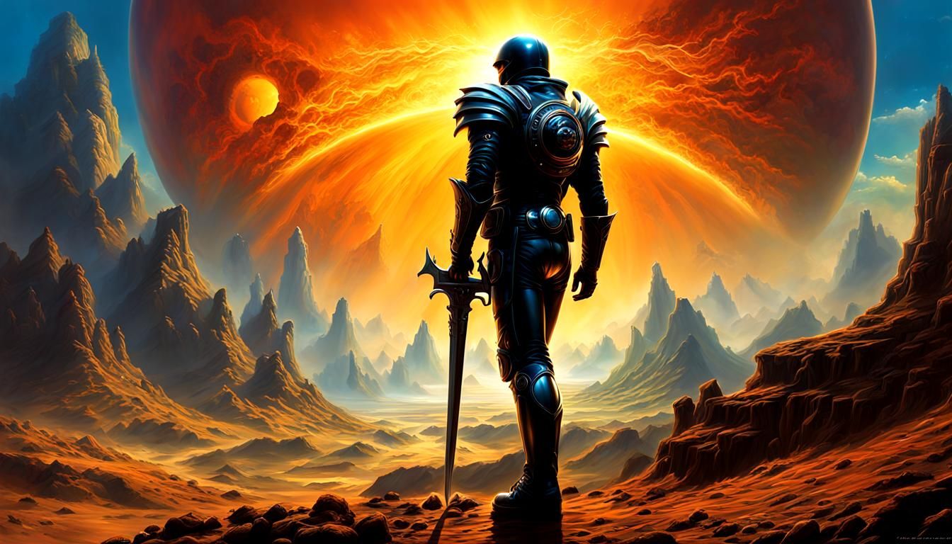 Surreal Shadows in a Digital Dreamscape