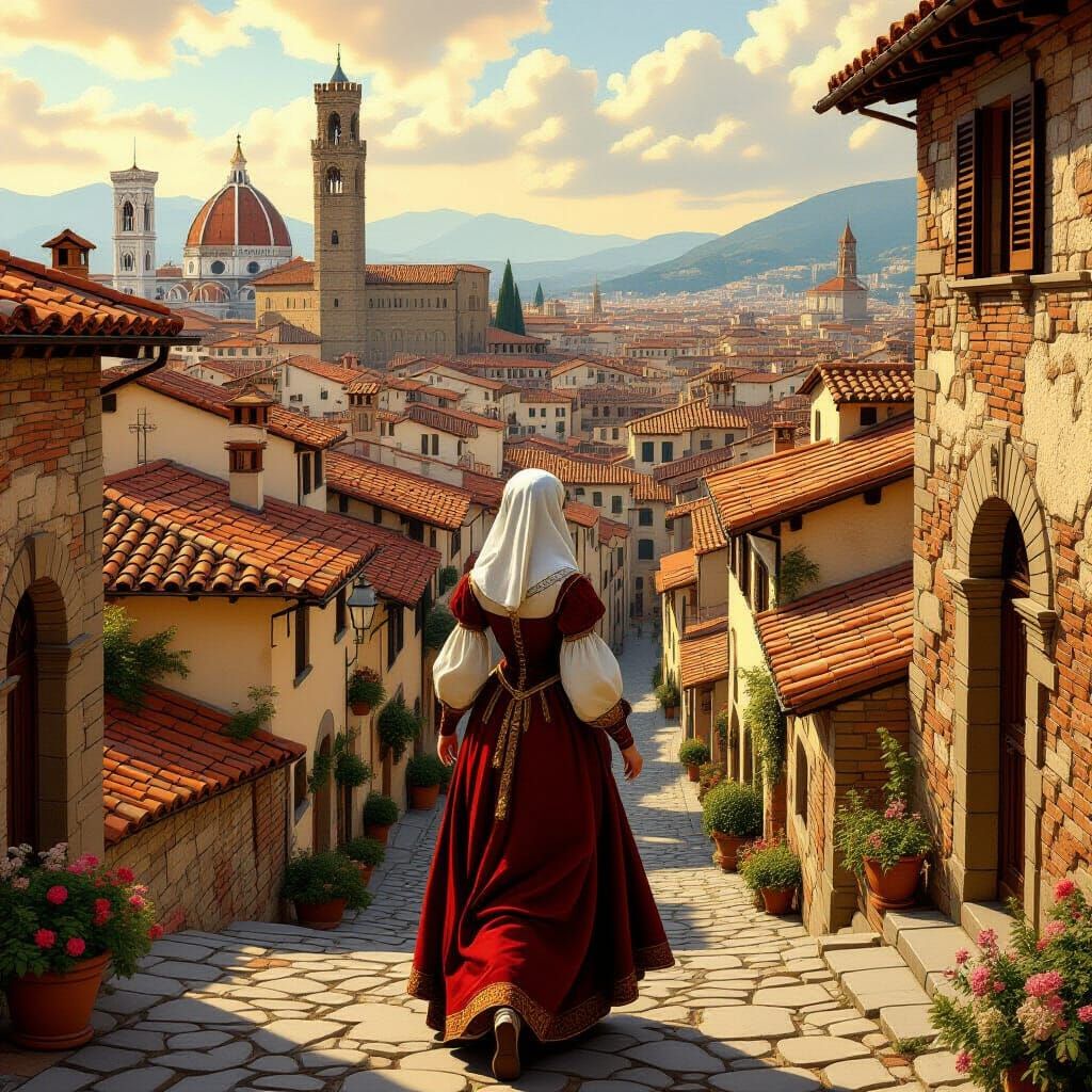 Renaissance Woman in Medieval Florence: An Artful Depiction
