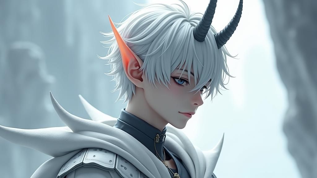 Cold Wight Demon in 3D Anime Style