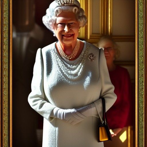 Queen Elizabeth II in Divine Light