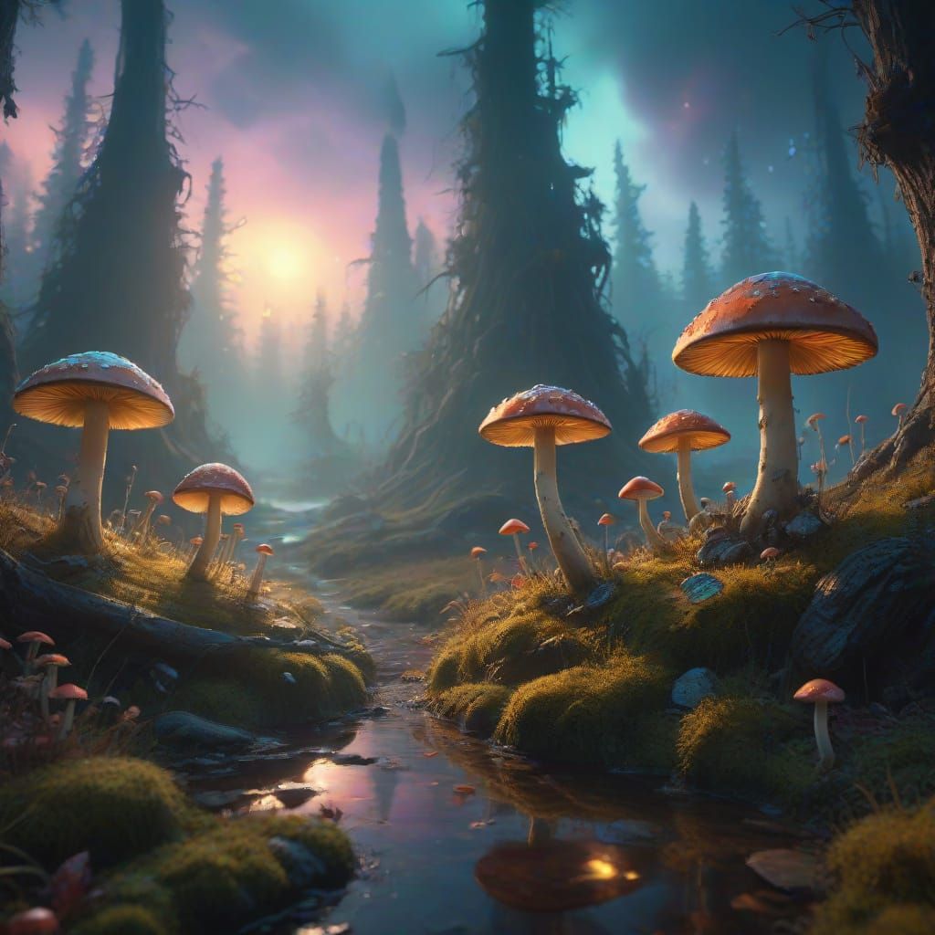 Surreal Landscapes From Other Dimensions in Oil Painting