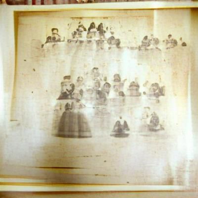 Victorian Era Class Photo in Vintage Style