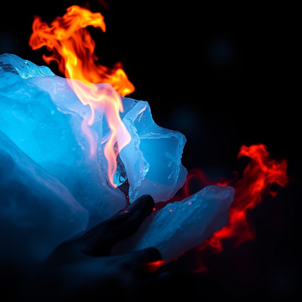 Fire and Ice: A Dramatic Contrast