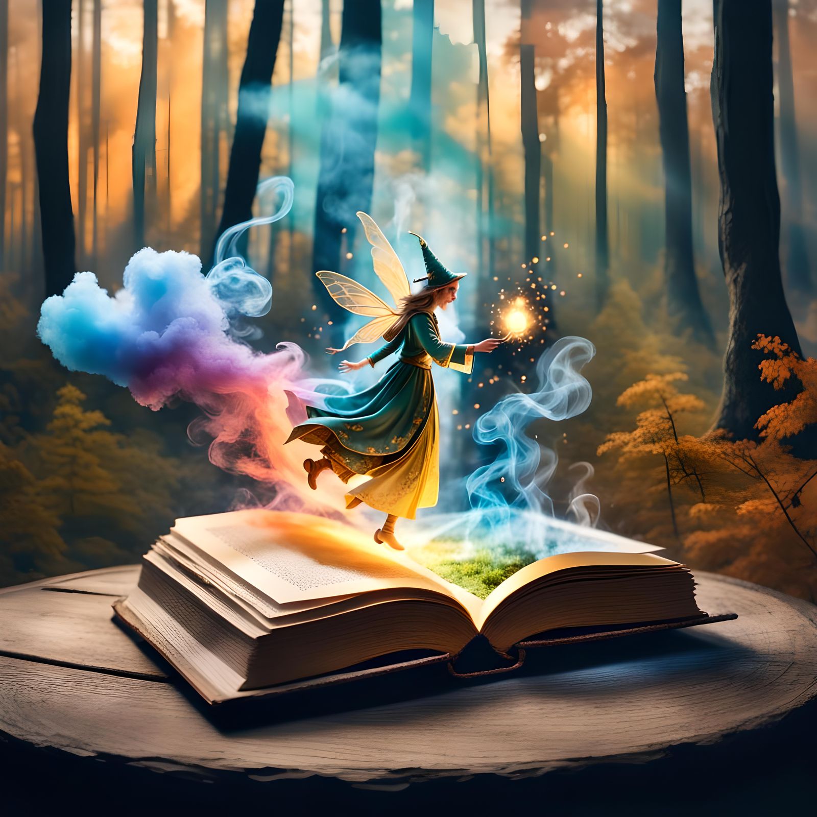 Enchanted Fairy Emerges From Pop-Up Book